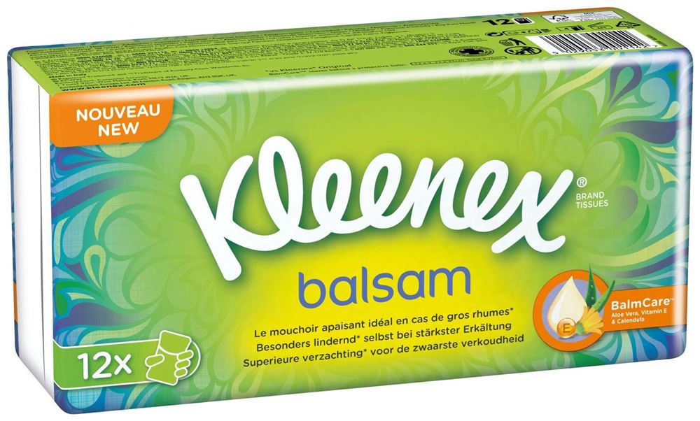 Kleenex Balsam Taschentücher