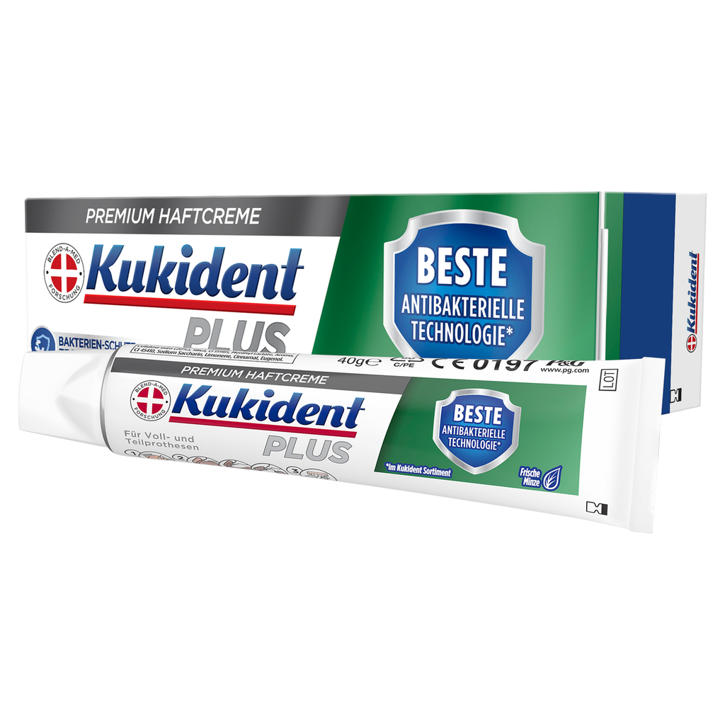 KUKIDENT crème adhésive anti-bactérienne