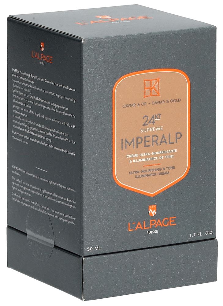 L'ALPAGE Imperalp Creme für einen strahlenden Teint