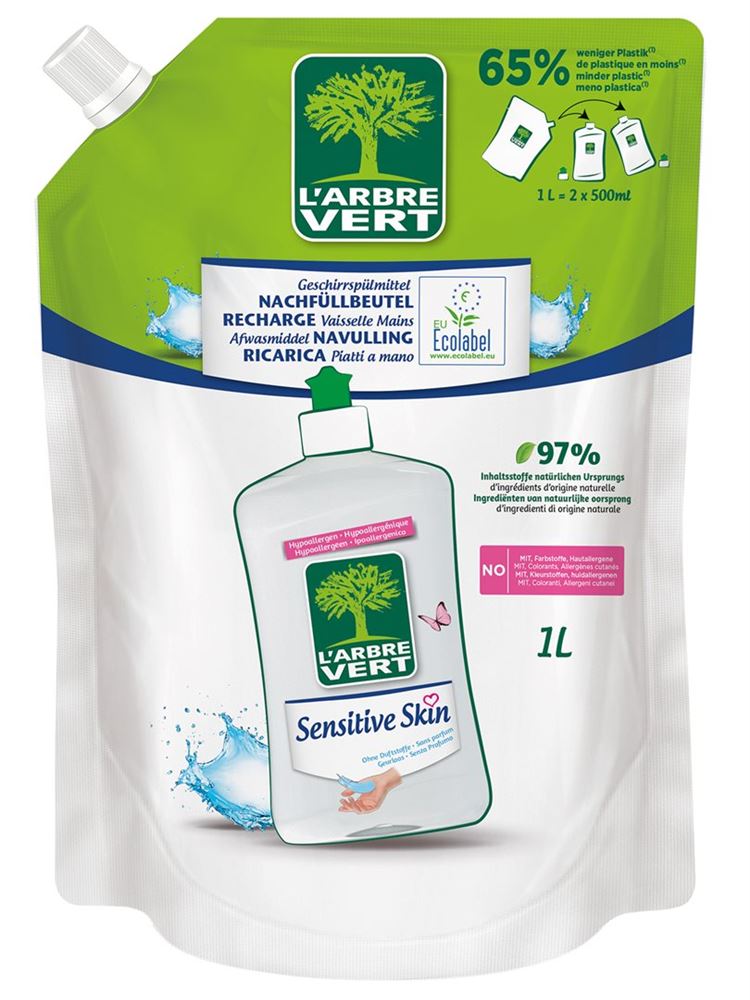 L'ARBRE VERT Refill Geschirrspülmittel