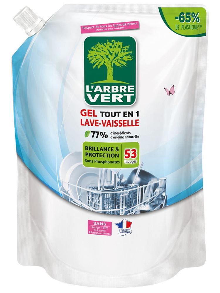 L'ARBRE VERT Refill Öko Geschirrspülgel