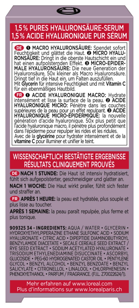 L'OREAL PARIS Revitalift Filler Anti-Falten Sérum, image 2 sur 5