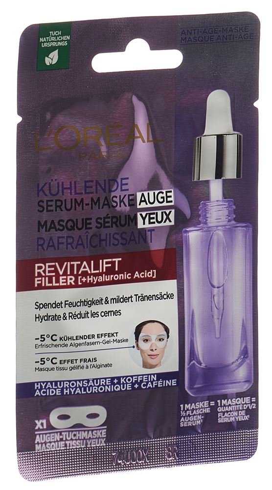 DERMO EXPERTISE Revitalift Filler Masque en Tissu pour les Yeux