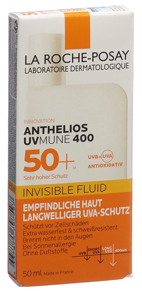 La Roche-Posay Anthelios fluide invisible uv mune, image principale