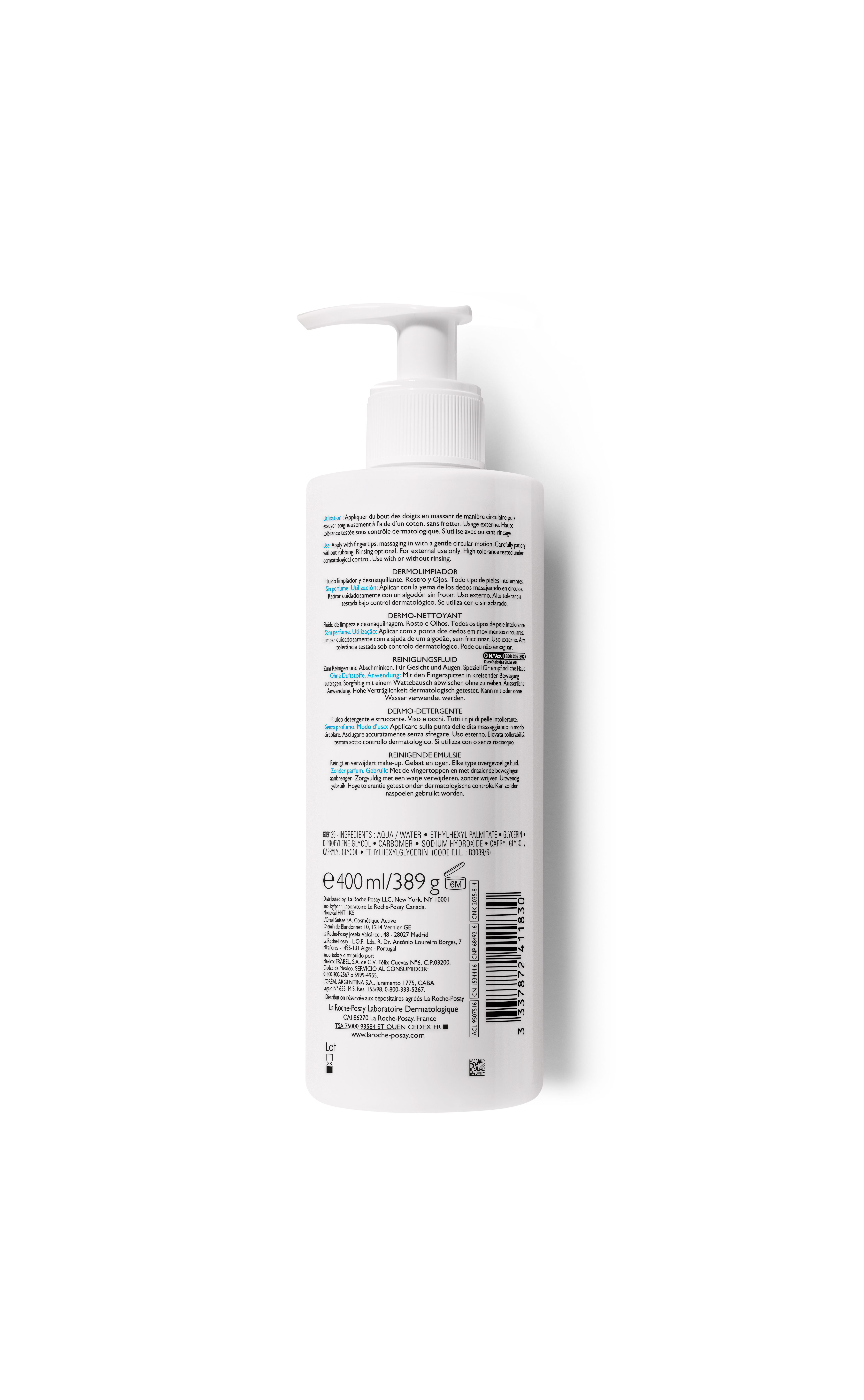 La Roche-Posay Toleriane Dermo-Nettoyant, image 2 sur 3