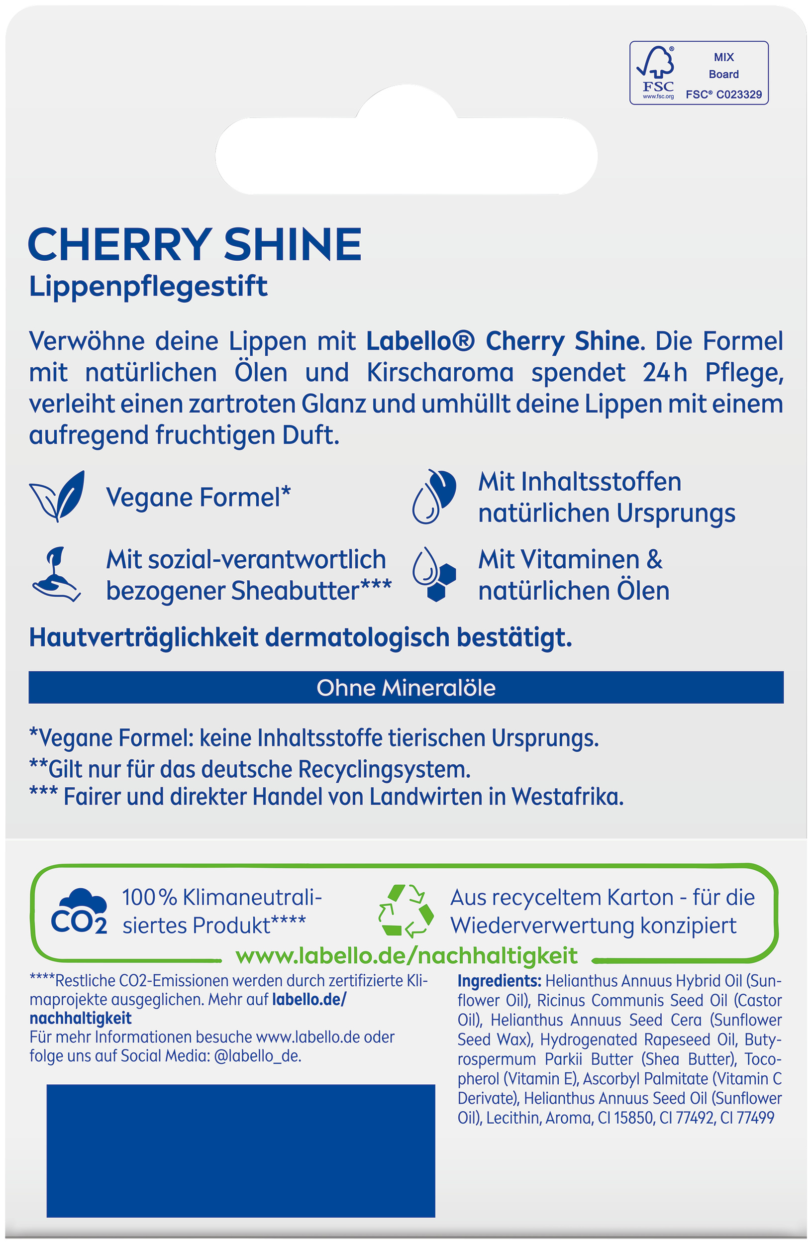 Labello Stick Cherry Shine Stick 4.8 g, Bild 3 von 3