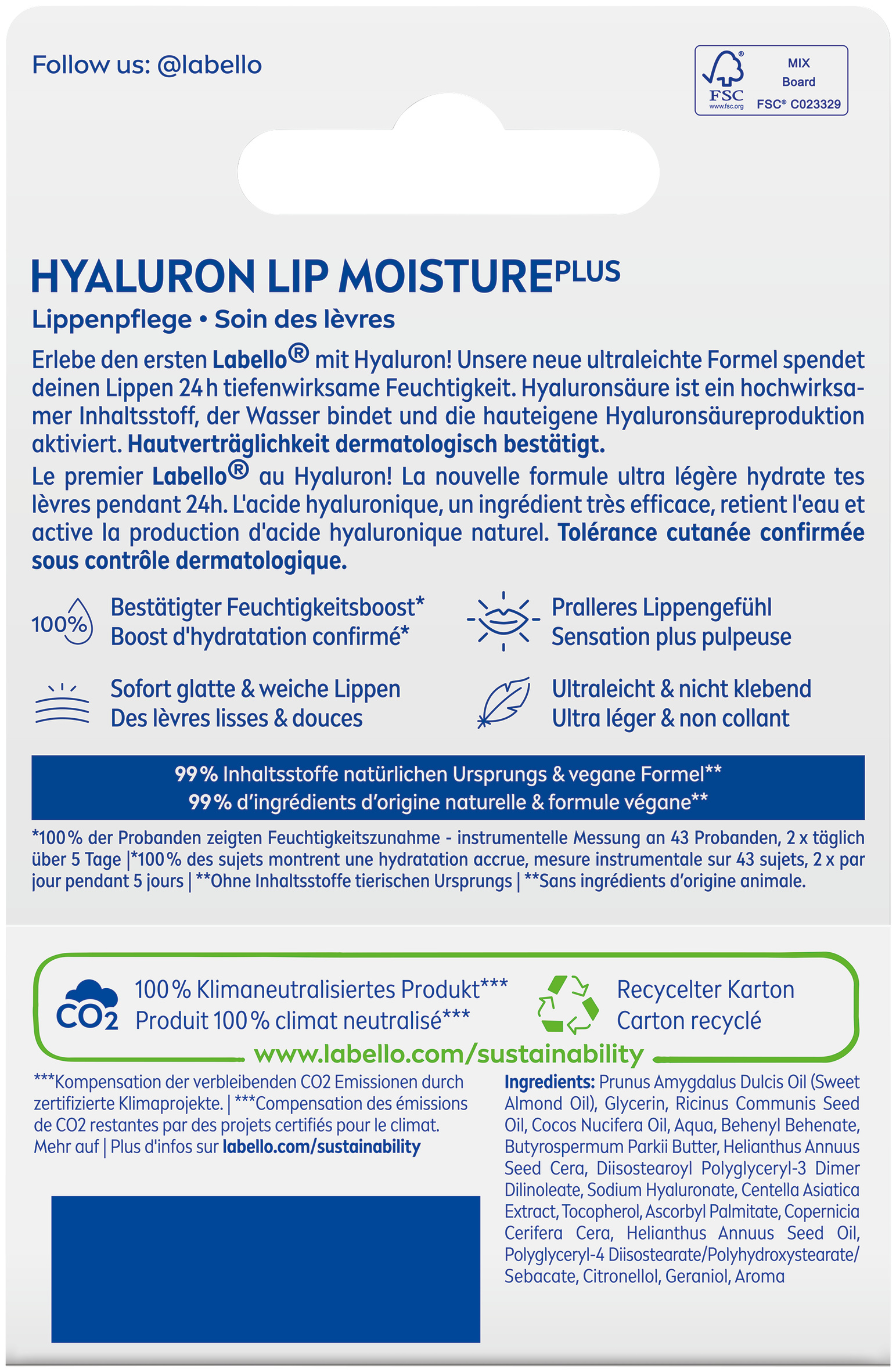 Labello Hyaluron Lip Moisture, image 3 sur 3