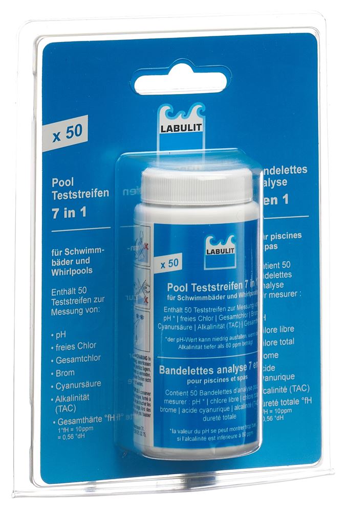 LABULIT bandelettes analyse pour piscine et spas, image principale