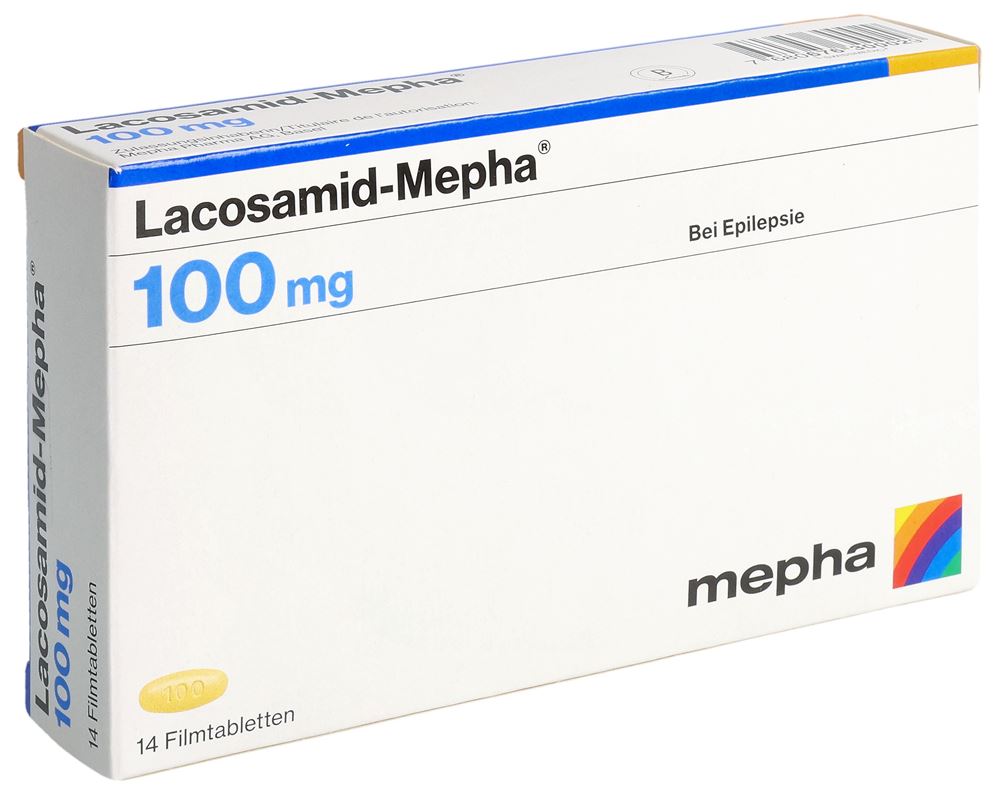 LACOSAMID Mepha 100 mg, Hauptbild LACOSAMID Mepha 100 mg, Hauptbild