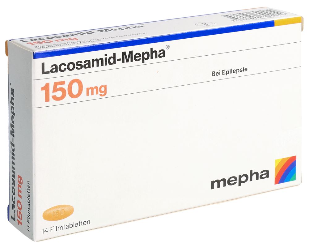 LACOSAMID Mepha 150 mg, Hauptbild
