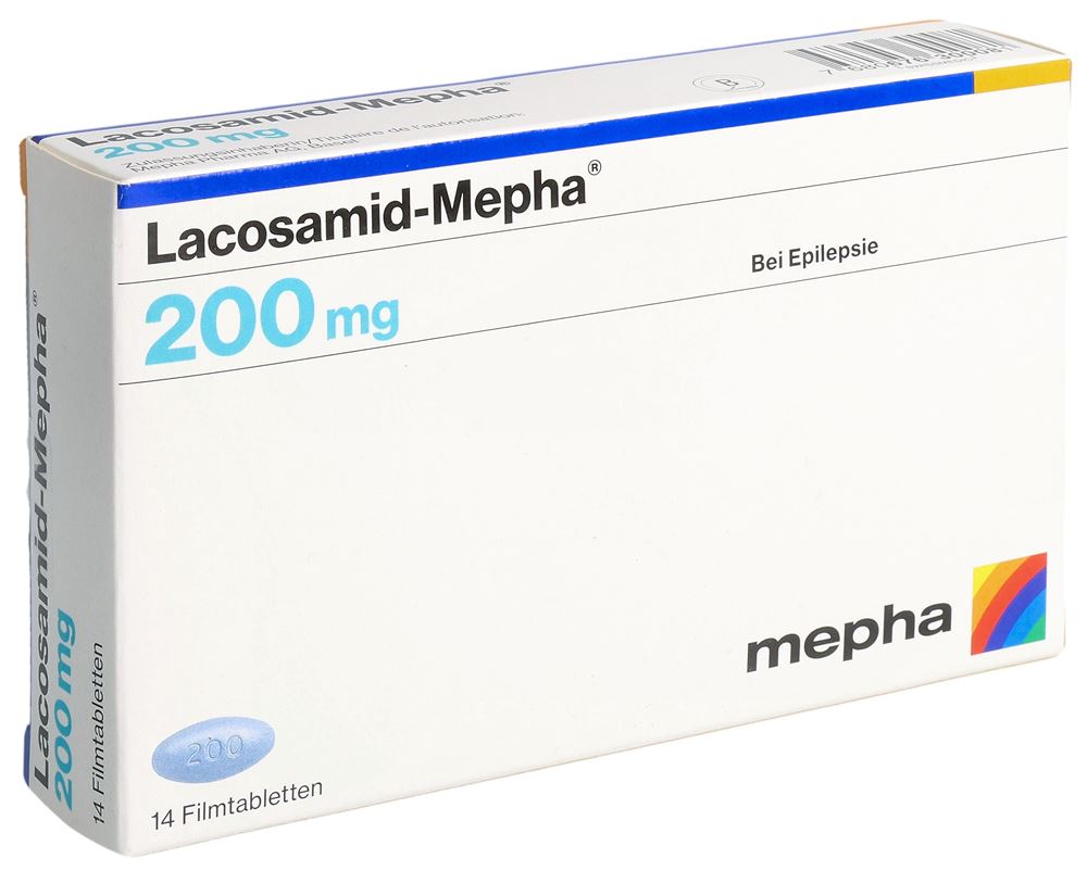 LACOSAMID Mepha 200 mg, Hauptbild LACOSAMID Mepha 200 mg, Hauptbild