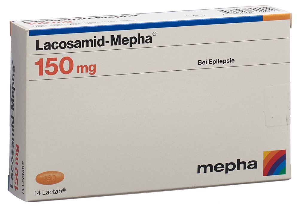 LACOSAMID Mepha 150 mg, Hauptbild