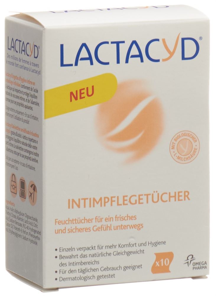 LACTACYD lingettes intimes