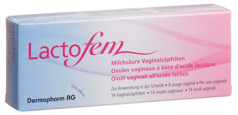 LACTOFEM Milchsäure Vaginalzäpfchen