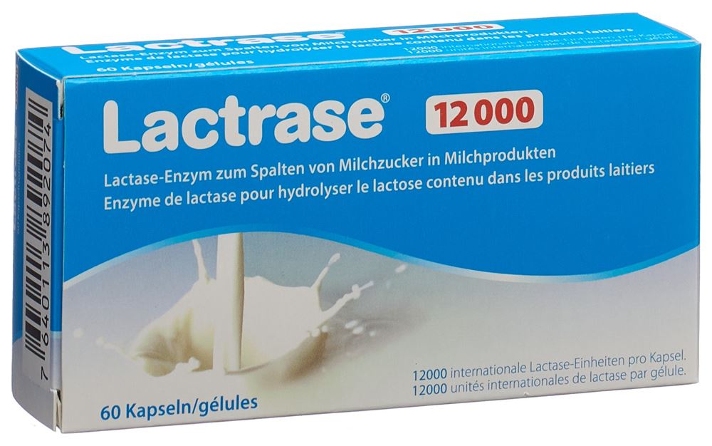 Lactrase caps 12000 blist 60 pce, image principale