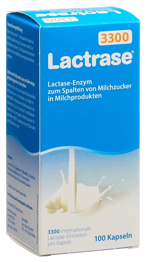 Lactrase caps 3300 IE 100 pce, image principale