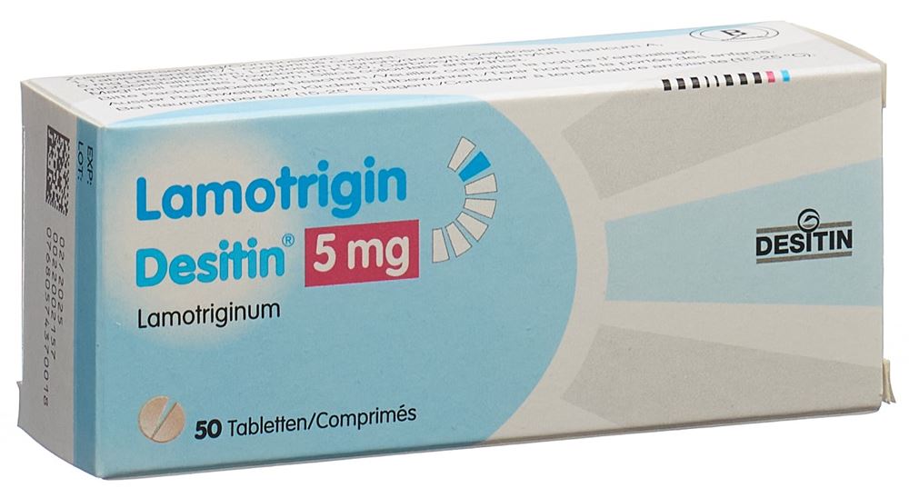 LAMOTRIGINE Desitin 5 mg, image principale