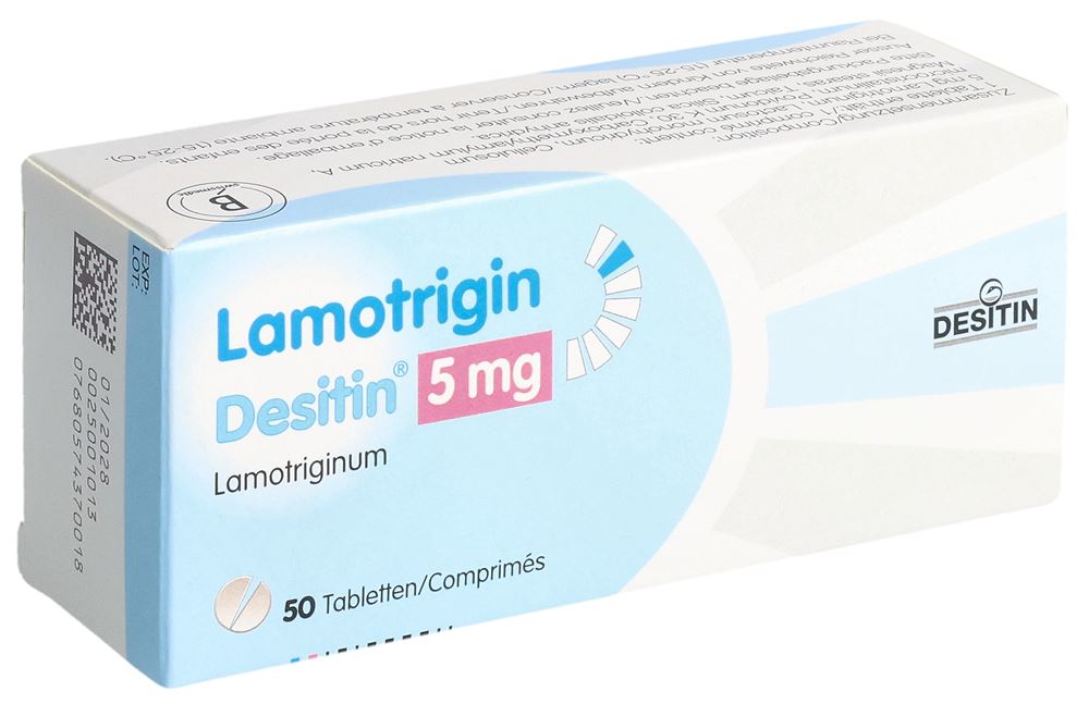 LAMOTRIGINE Desitin 5 mg, image principale