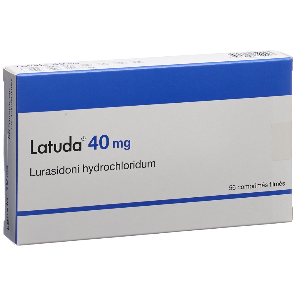 LATUDA cpr pell 40 mg blist 56 pce, image 2 sur 2