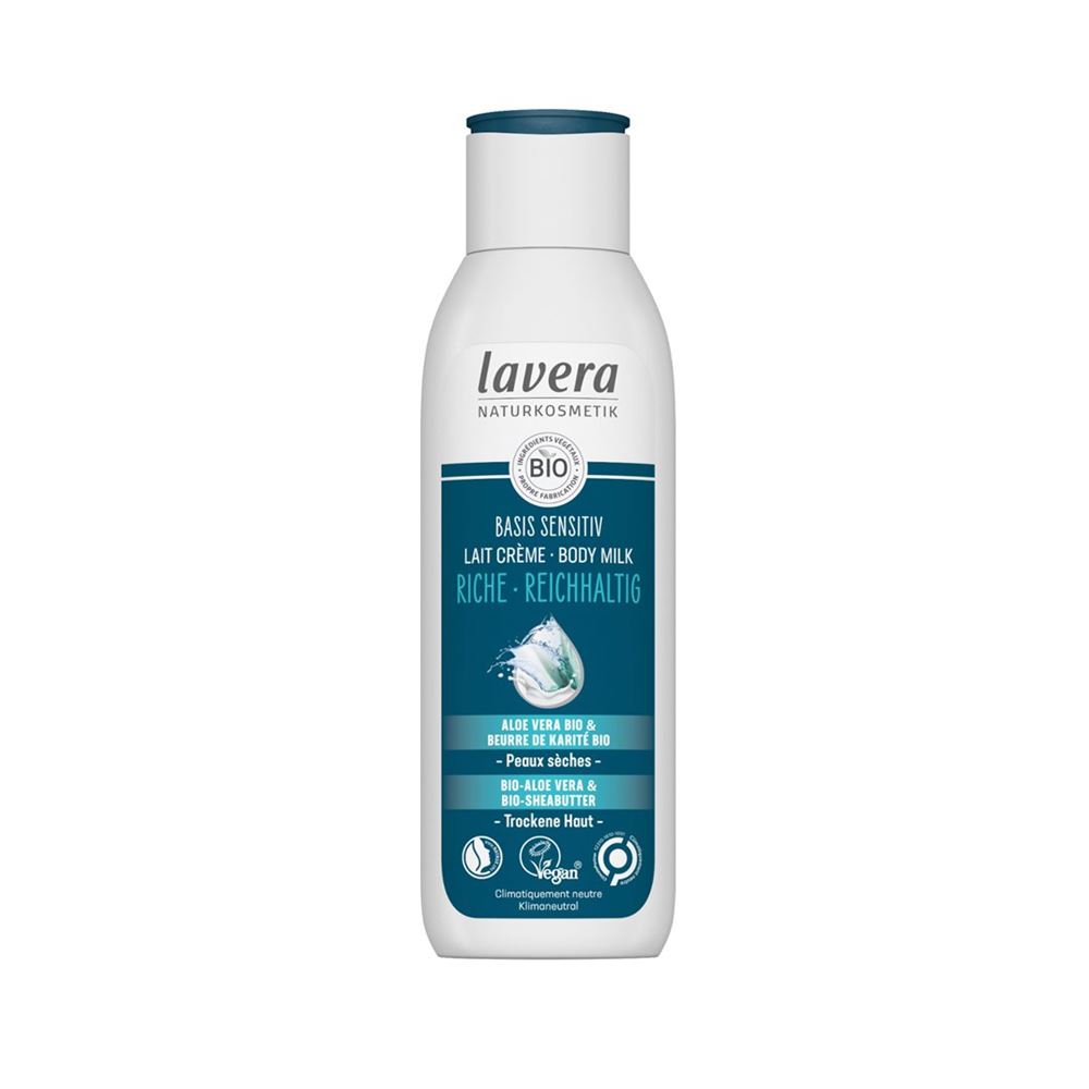LAVERA Basis Sensitiv lait corps riche, image principale LAVERA Basis Sensitiv lait corps riche, image principale