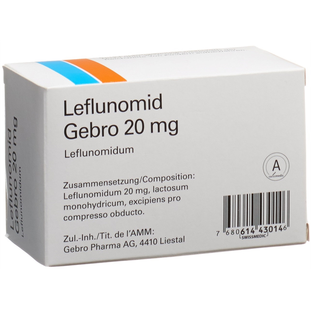 LEFLUNOMIDE Gebro 20 mg, image 2 sur 2