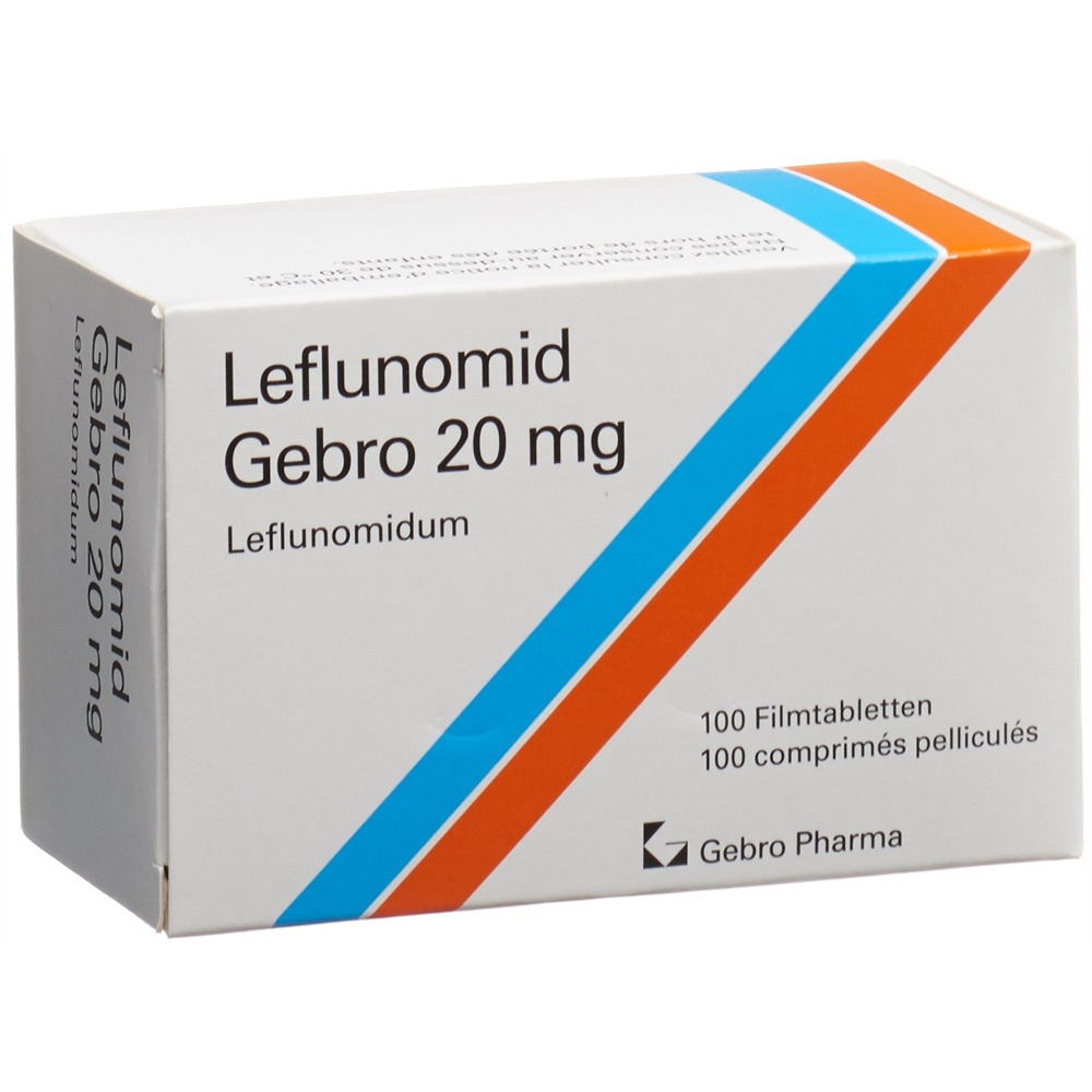 LEFLUNOMIDE Gebro 20 mg, image principale