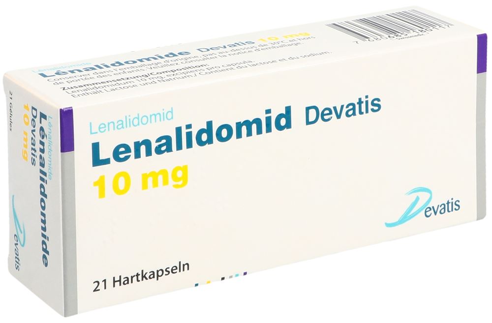 Lenalidomid Devatis Devatis 10 mg, Hauptbild Lenalidomid Devatis Devatis 10 mg, Hauptbild