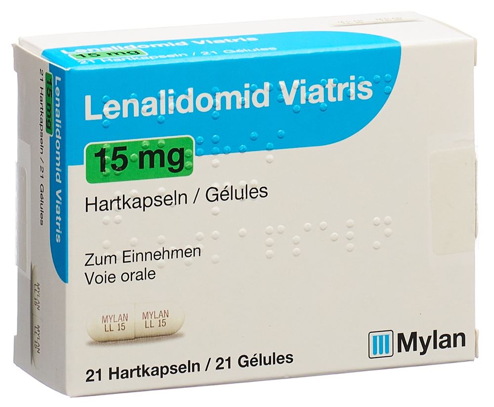 LENALIDOMID Viatris 15 mg, image principale