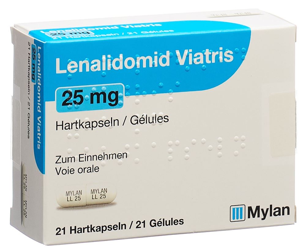 LENALIDOMID Viatris 25 mg, image principale