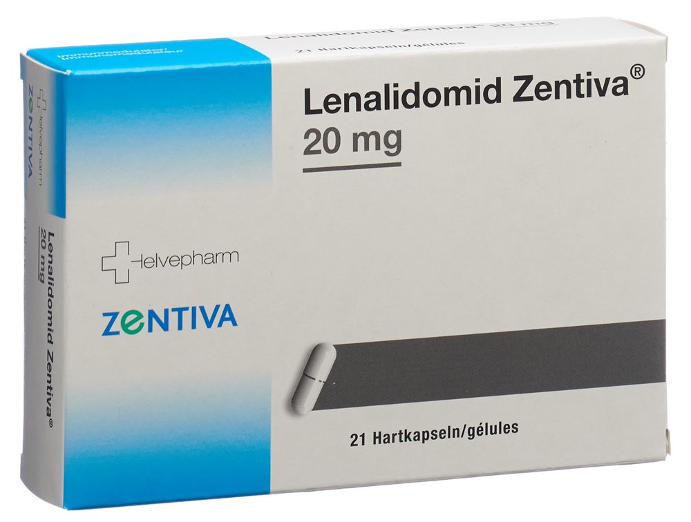 LENALIDOMID Zentiva 20 mg, image principale