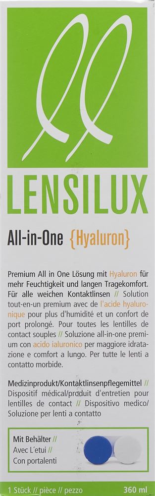 LENSILUX All-in-One hyaluron solution combinée, image principale