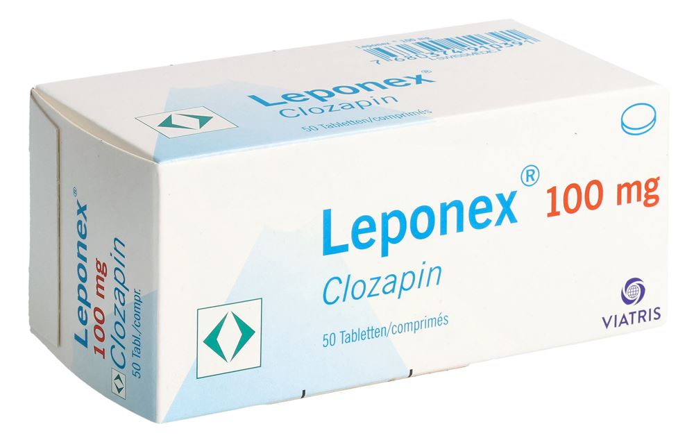 Leponex cpr 100 mg blist 50 pce, image principale