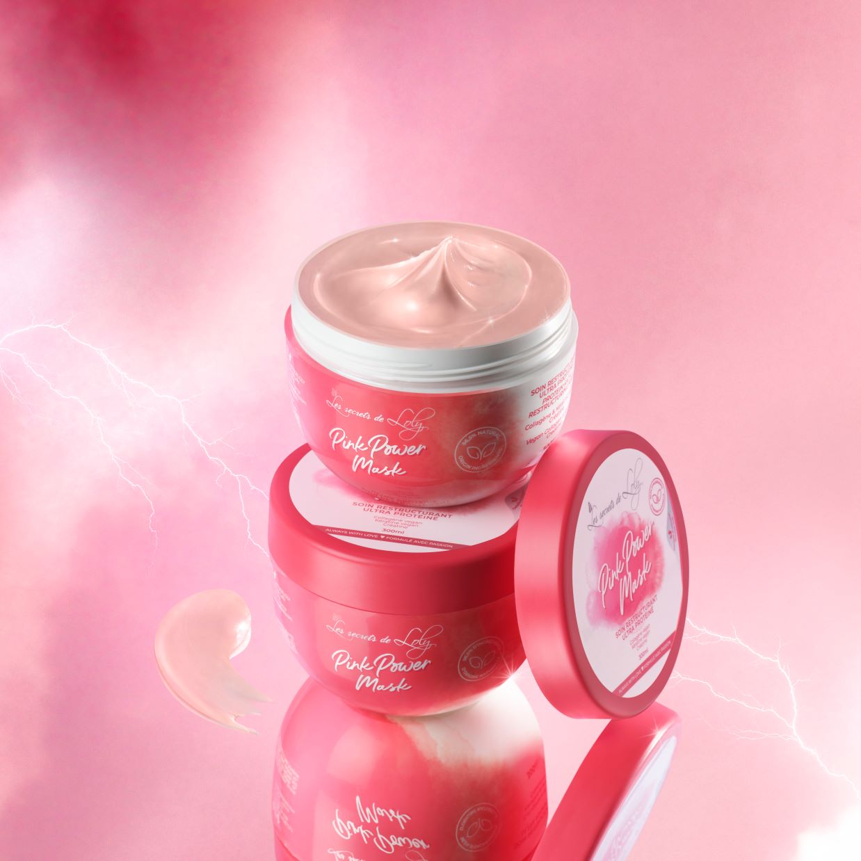 LES SECRETS DE LOLY Pink Power Mask, Bild 2 von 5