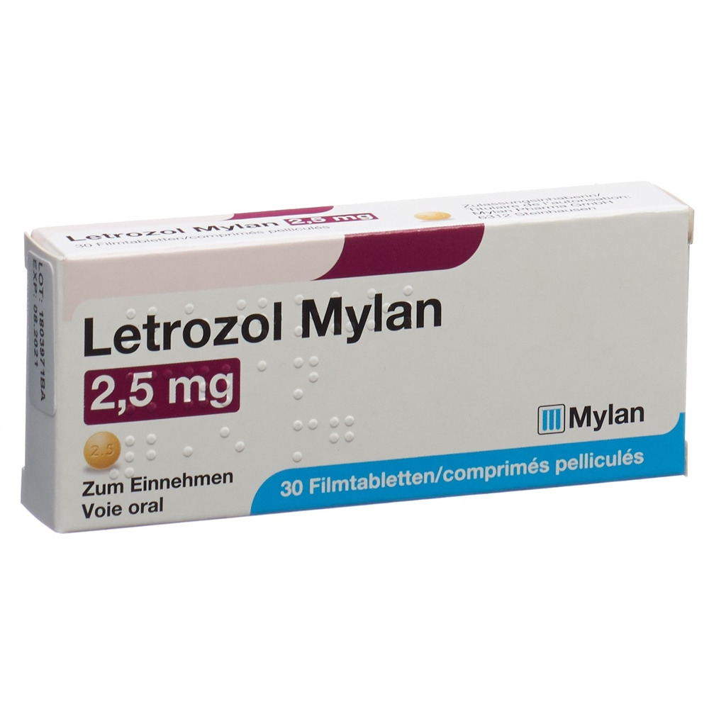 LETROZOLE Mylan 2.5 mg, image principale