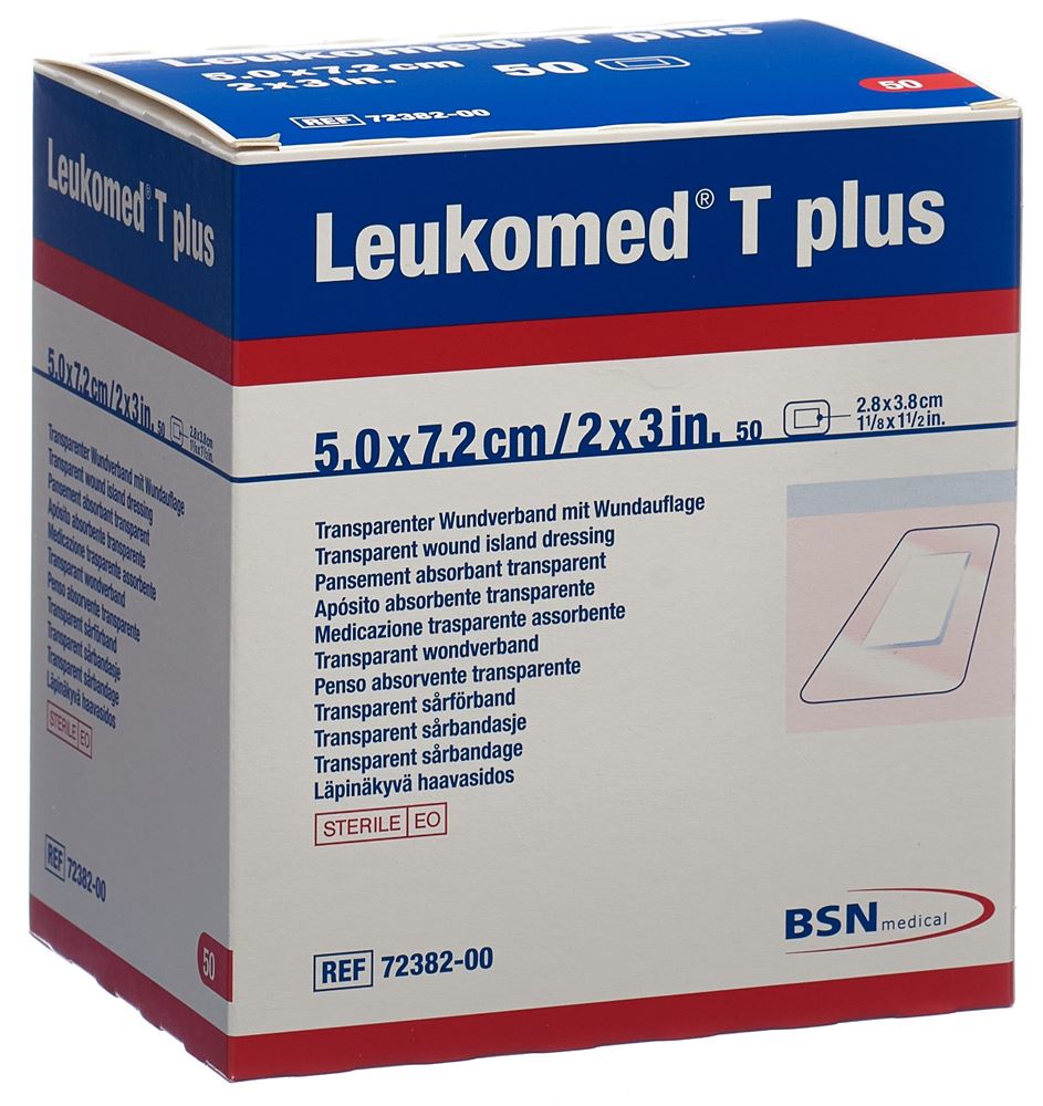 LEUKOMED T plus pansement absorbant transparent, image principale