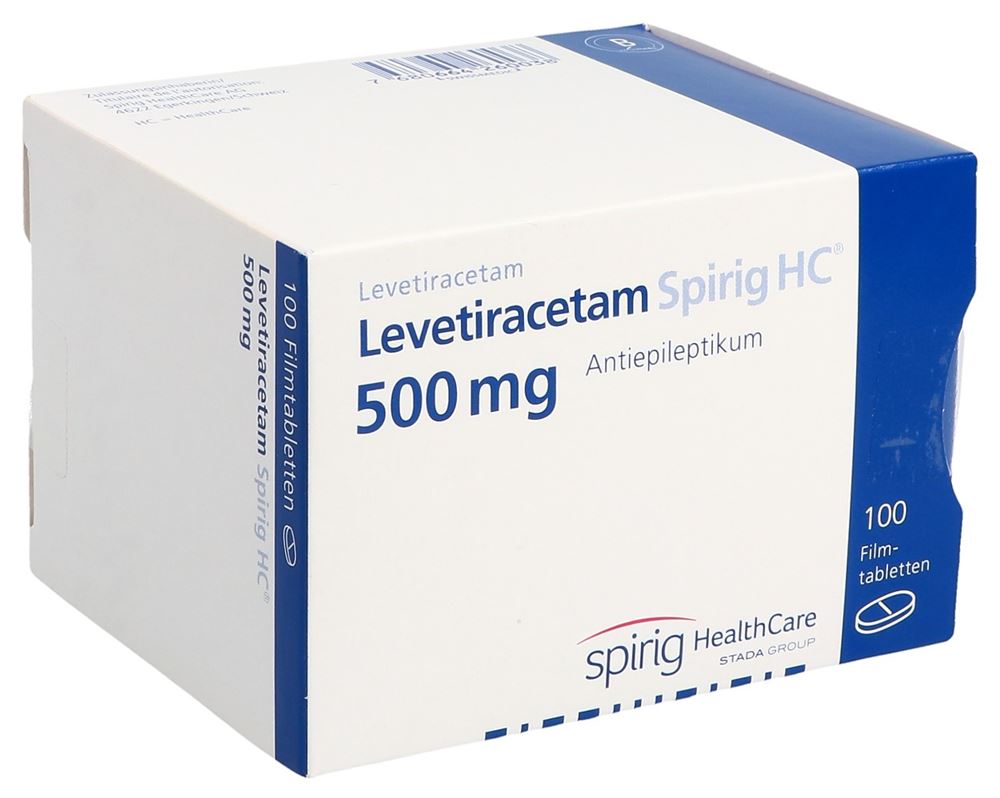 LEVETIRACETAM Spirig HC 500 mg, Hauptbild