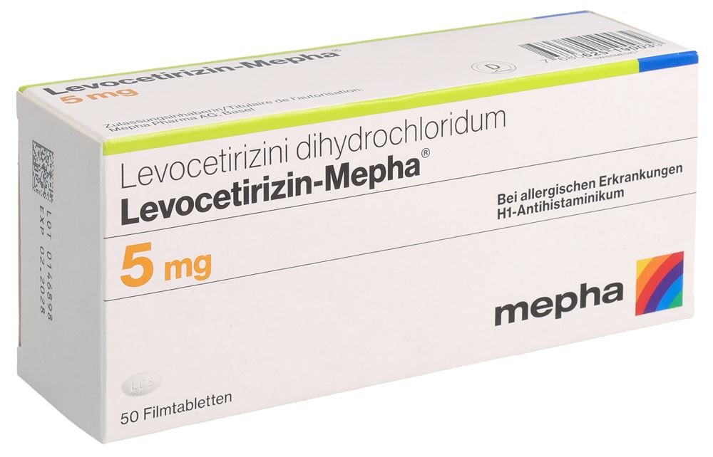 LEVOCETIRIZINE Mepha 5 mg