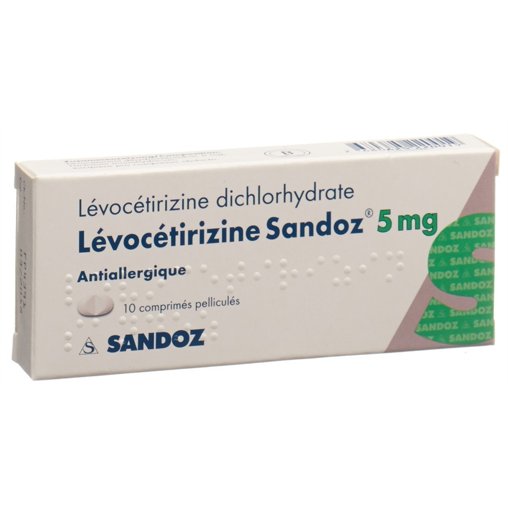 LEVOCETIRIZINE Sandoz 5 mg, image 2 sur 2
