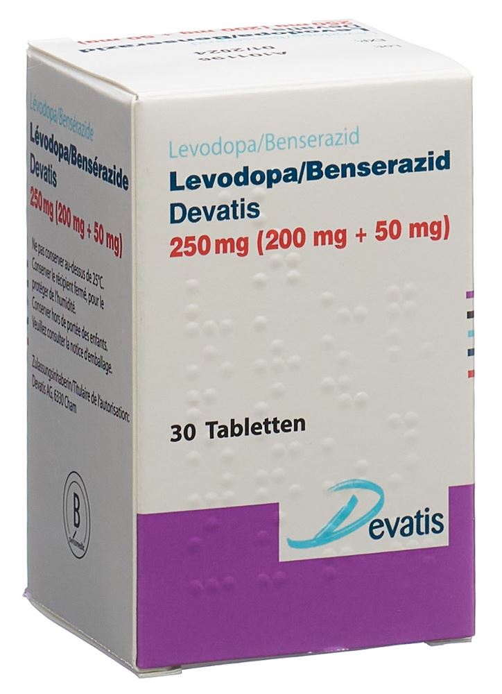 LEVODOPA/BENSERAZIDE Devatis 250 mg, image principale