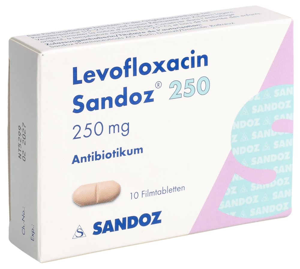 LEVOFLOXACINE Sandoz 250 mg, Hauptbild