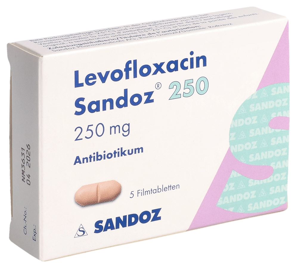 LEVOFLOXACINE Sandoz 250 mg, Hauptbild