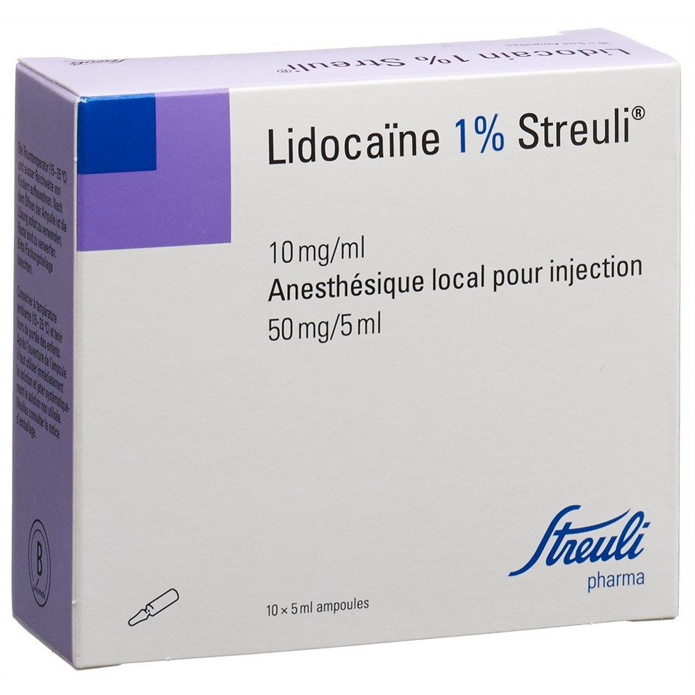 LIDOCAINE Streuli Inj Ls 50 mg/5ml (Ampullen) Amp 5 ml | Sun Store Apotheke LIDOCAINE Streuli Inj Ls 50 mg/5ml (Ampullen) Amp 5 ml | Sun Store Apotheke