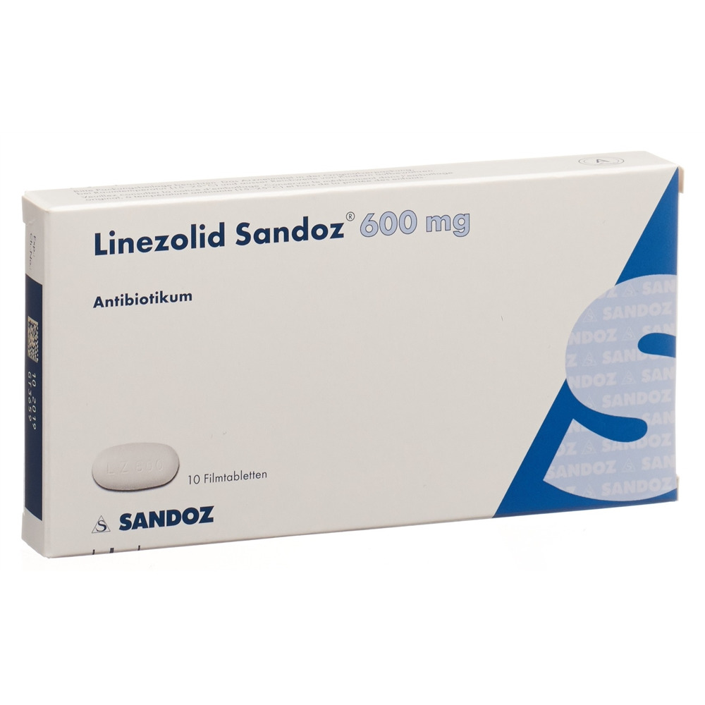 LINEZOLIDE Sandoz 600 mg, Hauptbild