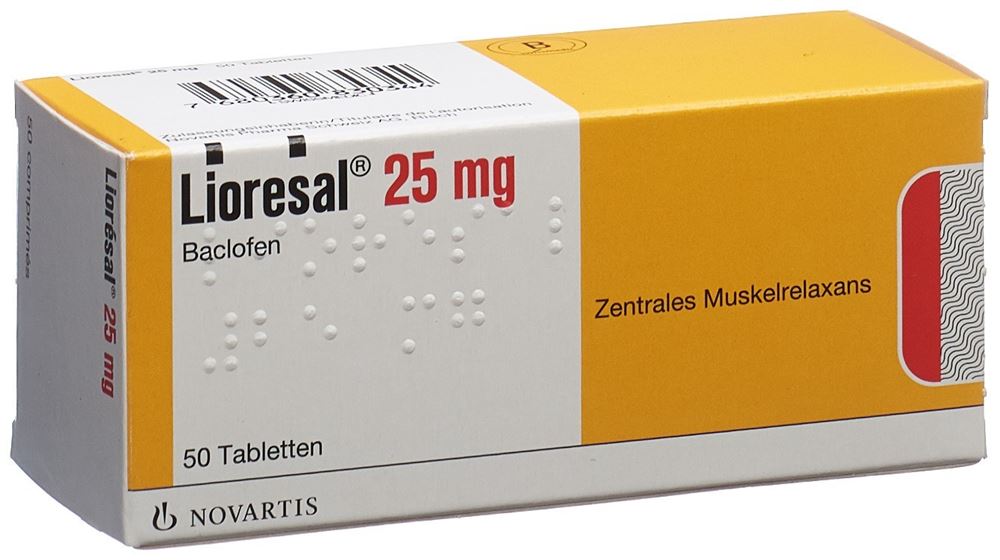 LIORESAL cpr 25 mg blist 50 pce, image principale