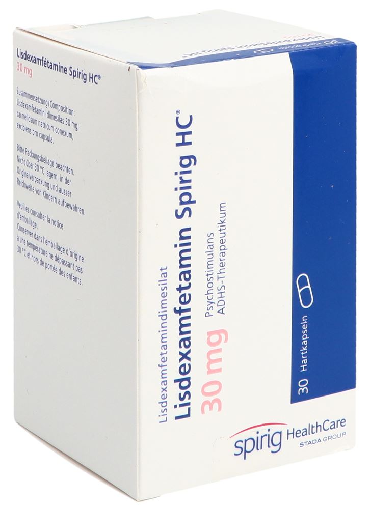 LISDEXAMFETAMINE Spirig HC 30 mg, Hauptbild