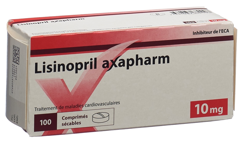LISINOPRIL axapharm 10 mg, image 2 sur 2