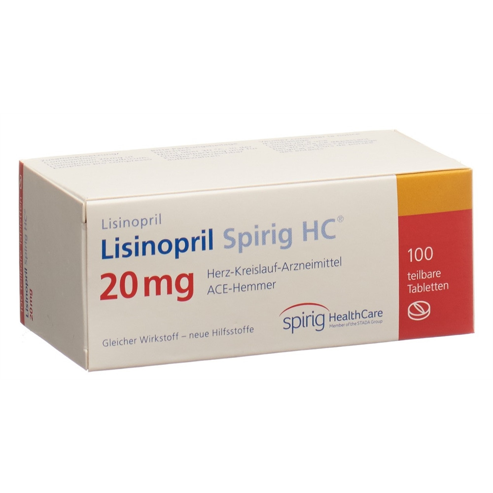 LISINOPRIL Spirig HC 20 mg, image principale