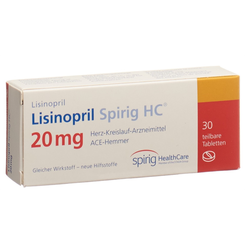 LISINOPRIL Spirig HC 20 mg, image principale