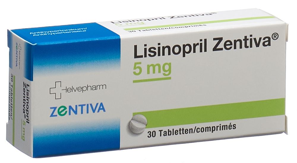 LISINOPRIL Zentiva 5 mg, image principale
