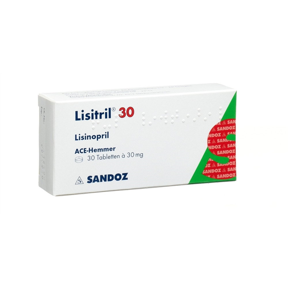 Lisitril cpr 30 mg blist 30 pce, image principale
